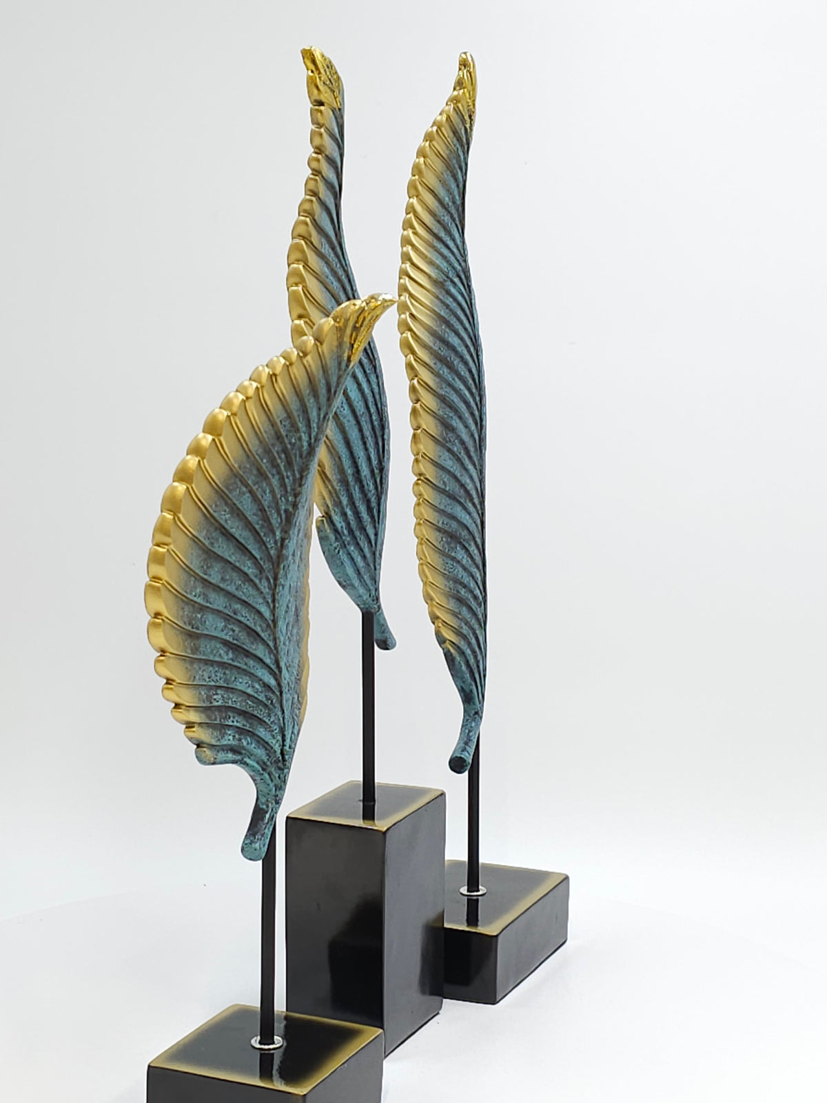 Egyptian Majesty Teal & Gold Palms Set