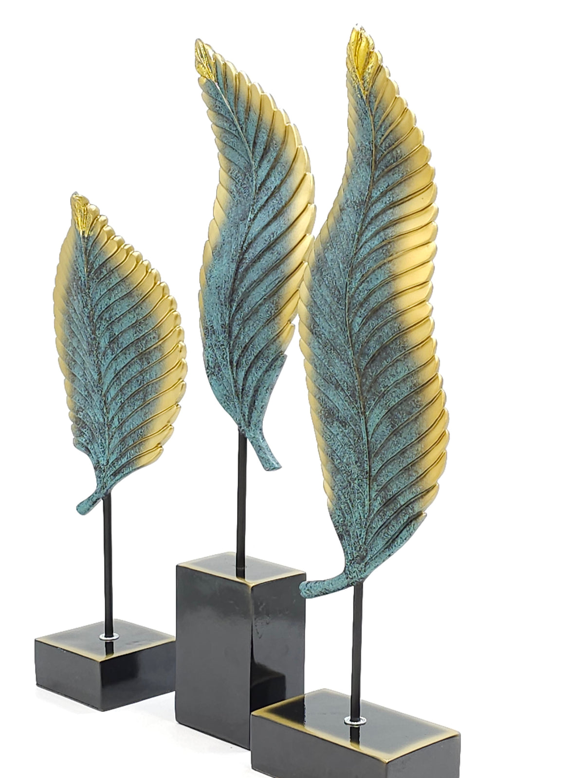 Egyptian Majesty Teal & Gold Palms Set
