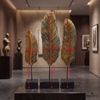 The Imperial Feathers Art Sculpture Set