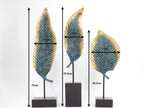 Egyptian Majesty Teal & Gold Palms Set