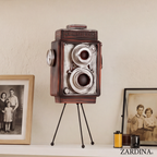 Classic Twin-Lens Reflex (TLR) Camera Art Sculpture