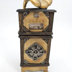 Quirky Gramophone Money Bank Art Sculpture