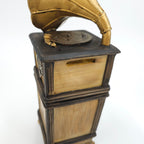 Quirky Gramophone Money Bank Art Sculpture