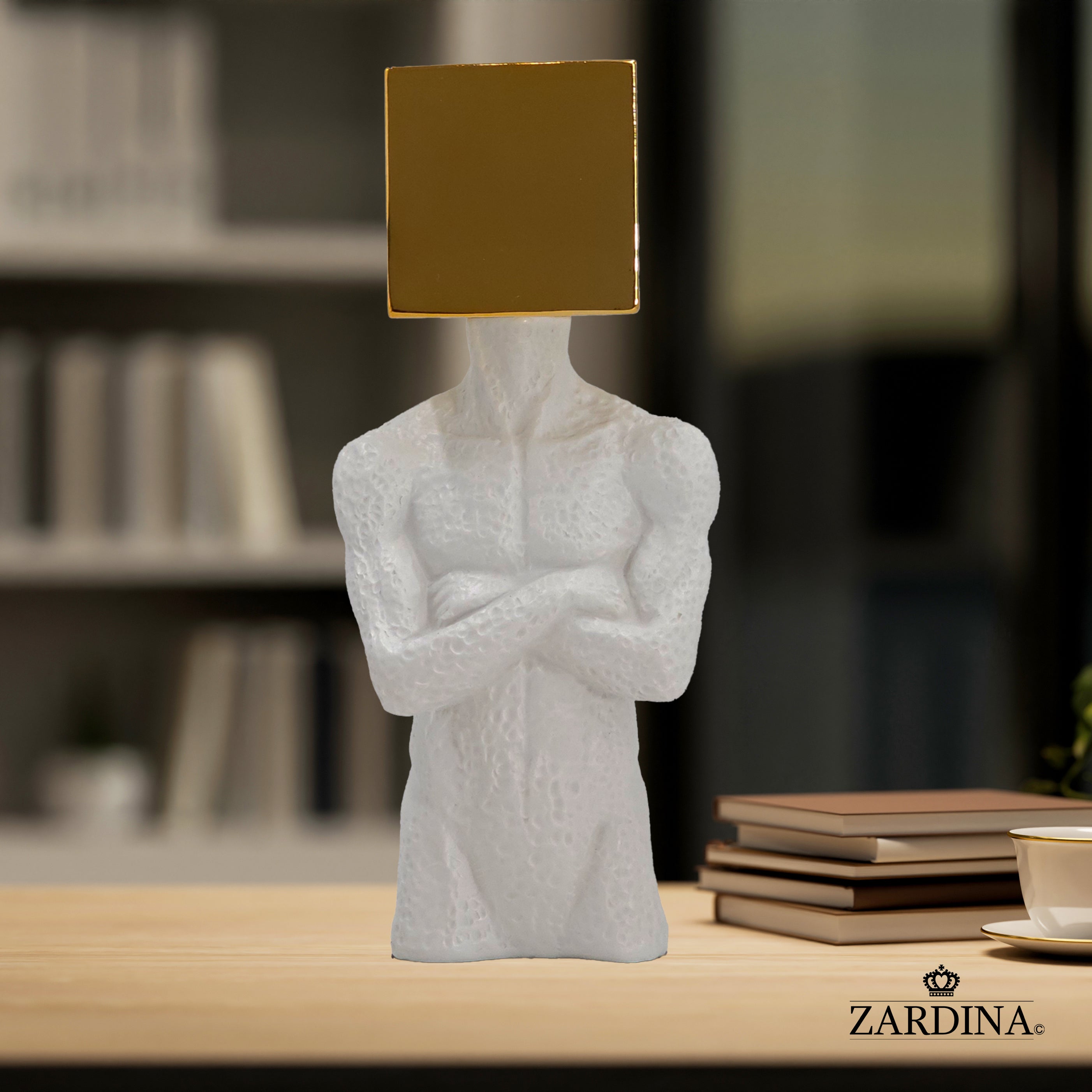 The Cube Man Art Sculpture Ornament statue Décor