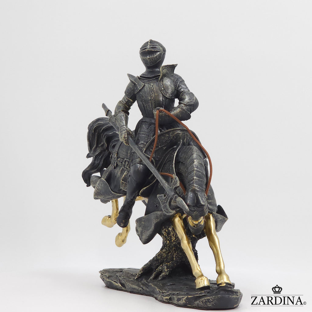 The Knight in Battle Ground Art Sculpture Abstract Home Interior Décor