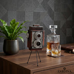 Classic Twin-Lens Reflex (TLR) Camera Art Sculpture