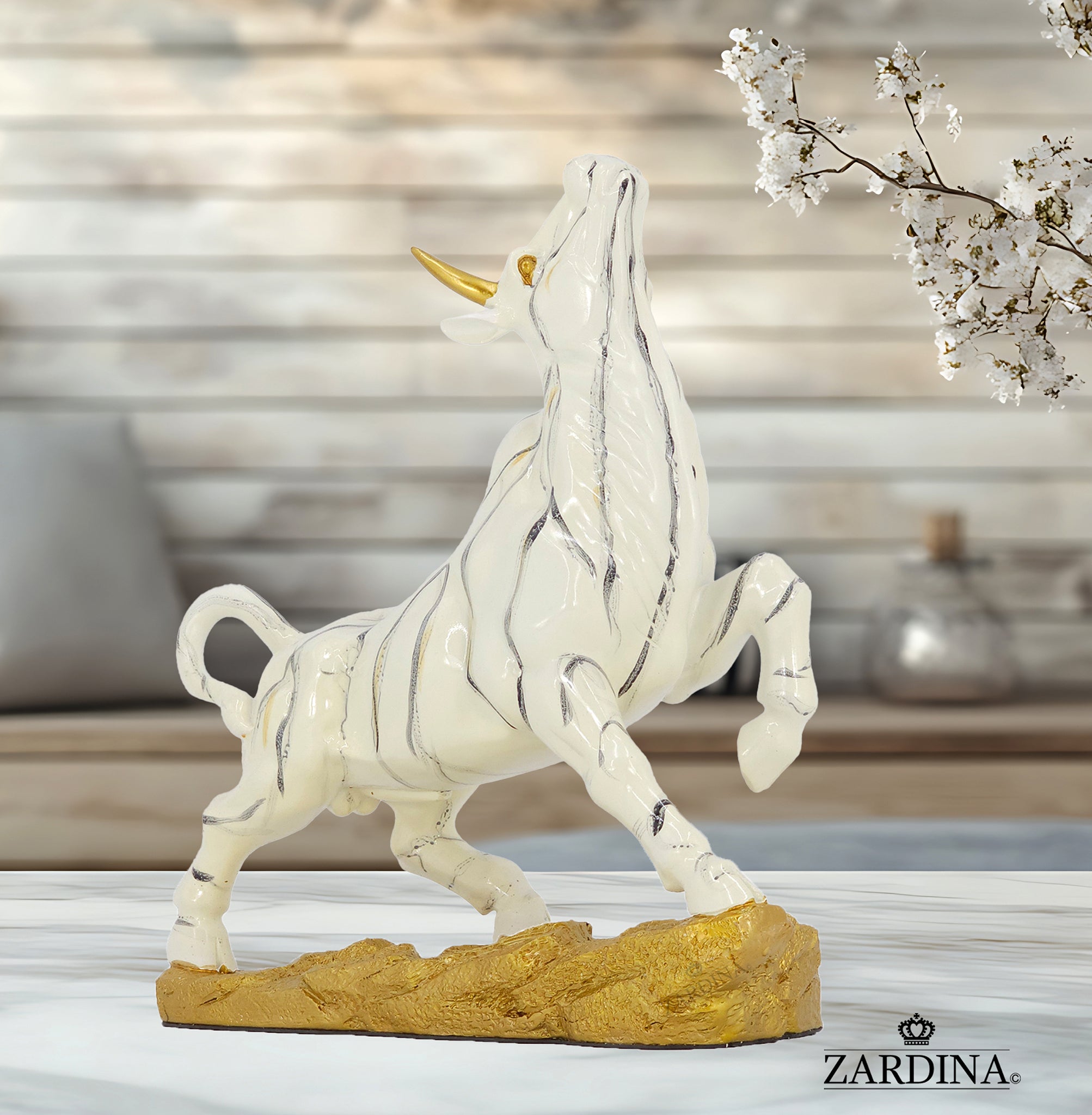 Victory Bull Art Sculpture Ornament statue Interior Décor