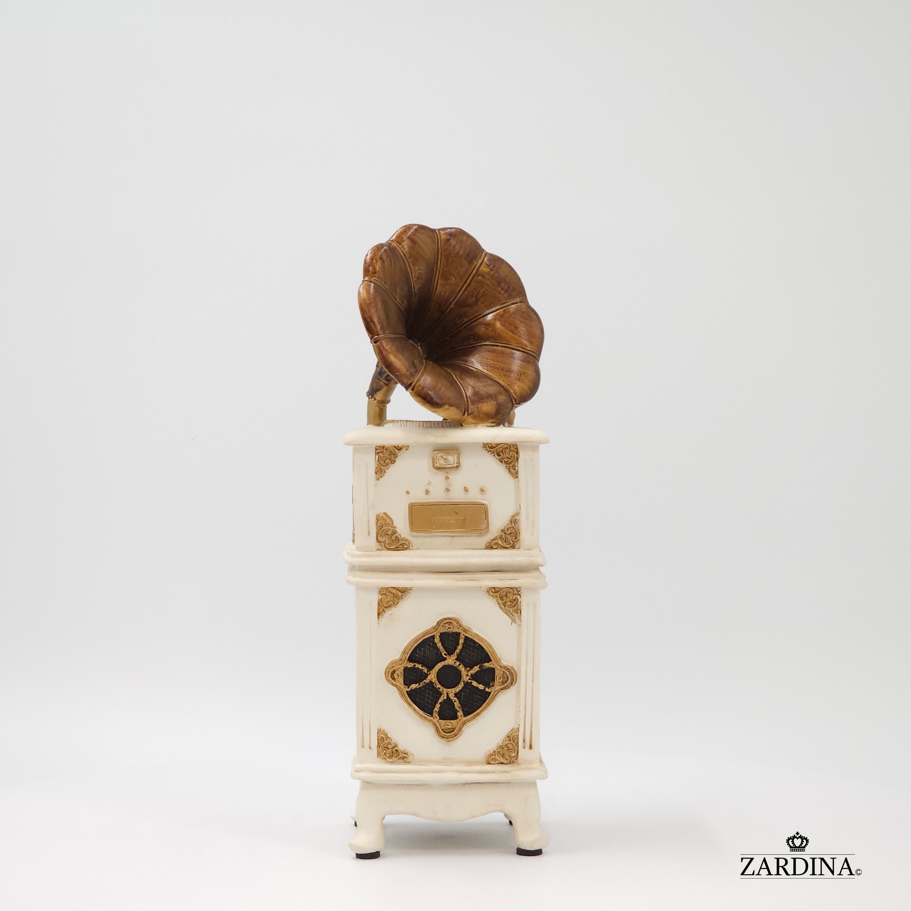 Quirky Gramophone Money Bank Art Sculpture
